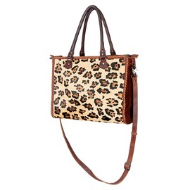 American Darling Briefcase Hair On Genuine Leather Western Women Bag | Handbag Weekend Travel Bags for