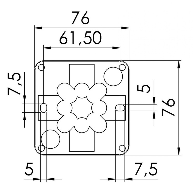 Wiska 10111273 Combi 108 BK 3-221-413 Combi 108 Junction Box,