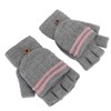1Pair USB Heated Winter Gloves Mitten Knitting Hand Warmer Gloves