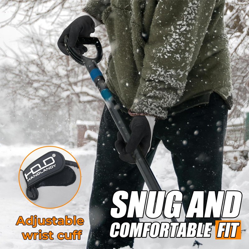 HANDLANDY Waterproof Work Gloves for Cold Weather, Insulated Winter Freezer