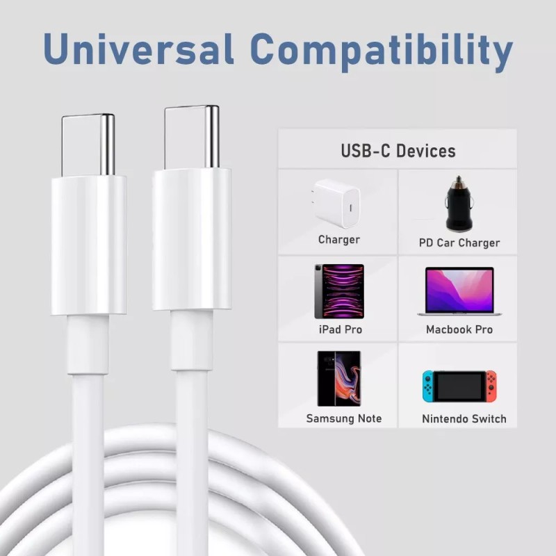 Universal, For Xiaomi B2G1 USB C to USB C Cable