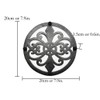 Sungmor Heavy Duty Cast Iron Round Metal Trivet,Rustproof Black Racks
