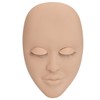 Eyelash Extension Face Mannequin 3 Pairs Removable Eyelids Single Layer
