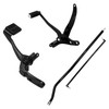 HDBUBALUS Motorcycle Forward Controls Pegs Levers Linkages Kit Set Fit