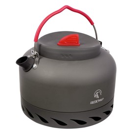 REDCAMP Camping Kettle, Compact Lightweight Aluminium Fast Heating Gas Teapot for Outdoor Cooking Backpacking Picnic Fishing 1.4L