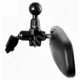 RAM Mounts  RAM Mount Aluminum Rearview Mirror Mount Base with B-Ball RAM-B-231Z-RVM