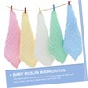 Kisangel 10pcs Muslin Washcloths Soft Burp Cloths for Newborns for