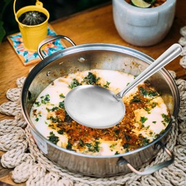 DOITOOL 2pcs Tofu Brain Shovel Portable Pot Cooker Chinese Wok Rice Servers Tofu Spatula Cooking Scoops Metal Ladle Household Soup Spoon Portable Scoops Japan Banquet