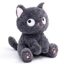 champracer Cuddly Toy Cat Plush Toy Kawaii Plush Cat Toy Soft Animal Cushion Stuffed Toy Kids Toy Gifts for Girls and Boys (33 cm)