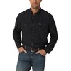 Wrangler Men's Performance Classic Fit Snap Shirt, Stretch Limo, Small