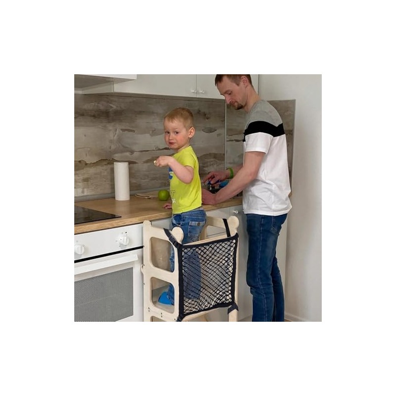 Red de seguridad para torre de aprendizaje para niños pequeños,