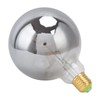 LED Vintage Edison Light Bulb Dimmable Antique Half Chrome Light