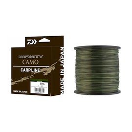 Daiwa Infinity Camo, 0.34 mm, 9.20 kg, 20.0 lb, 1210 m, green camo, monofilament fishing line, 12767-134