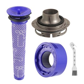 HUAREW Filter Replacement & Motor Cover Compatible with Dy-son V7 V8 Animal and Absolute Cordless Vacuum Cleaners