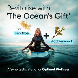 WeightWorld Irish Sea Moss Capsules 4000mg - 4 Months Supply - with Added 639mg of Bladderwrack - 120 Vegan Capsules - 1 Capsule a Day - Alternative to Sea Moss Gummies & Sea Moss Gel - Made in The UK