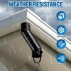 Tfro & Cile Rain Chain Gutter Adapter Black Installation Suit