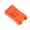 IDEAL Electrical 30-352J Luminaries Disconnect Power Plug 2 Wire, Orange,