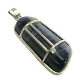 Beautiful Sodalite Gemstone Pendant Fashion Crystal Healing Gift Powerful Peace Handcrafted Accessory Wellness Meditation Psychic Energy Love