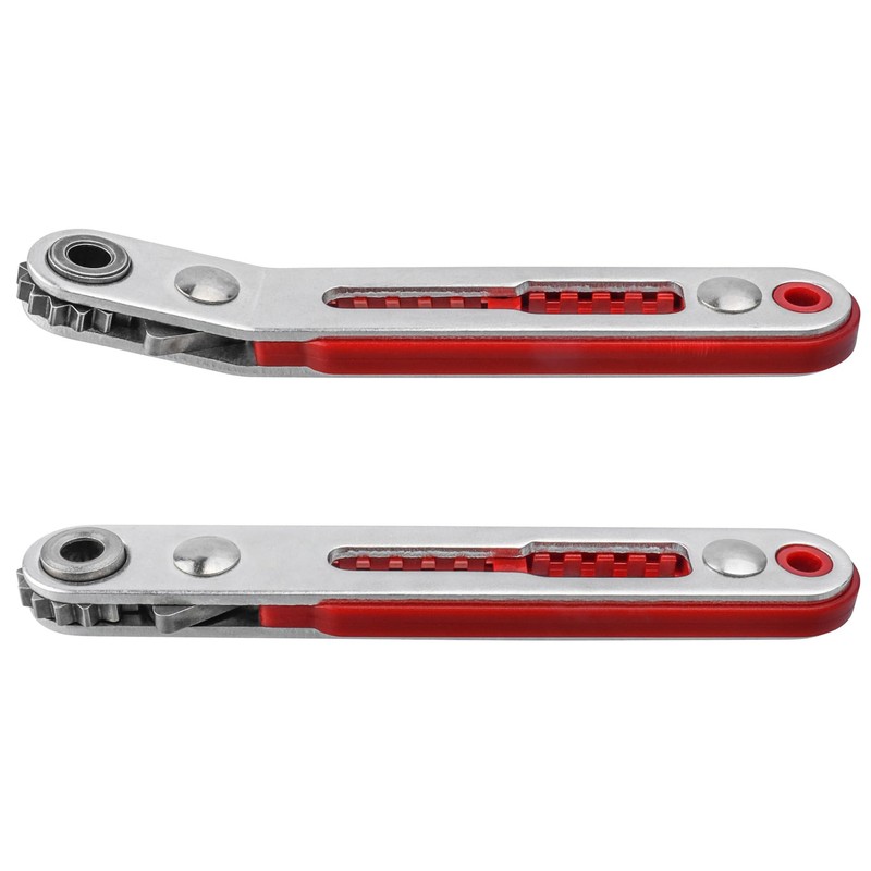 Wolfride Ratchet Screwdriver, Offset Type, Straight Type, Ratchet Handle, 1/4