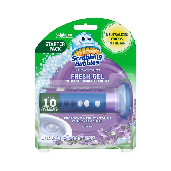 Scrubbing Bubbles Scrubbing Bubbles Fresh Gel Toilet Bowl Cleaning Stamps,