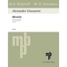 グラズノフ: 夢 Op.24/ベライエフ社/ホルンとピアノ