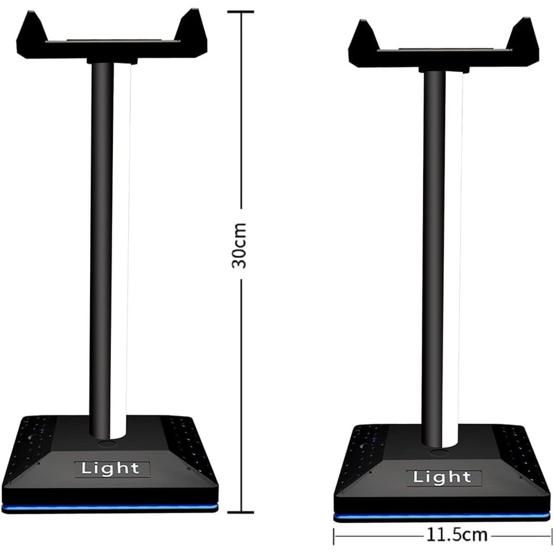 GIPOYENT Illuminated Gaming Headset Stand RGB with USB Port Illuminated