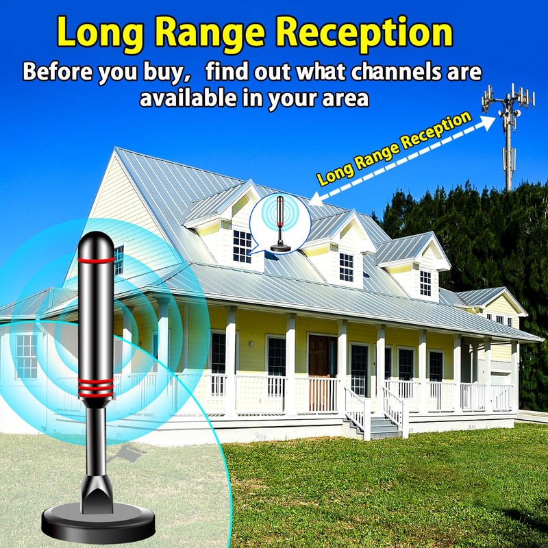 TV Antenna for Smart TV Indoor, 2026 Digital Indoor Antennas