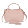 Girly HandBags Womens Bucket Genuine Leather Handbag Pinky Nude