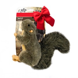 ALL FOR PAWS Interactive Dog Squirrel Plush Squeaky Toy - Perfect Puppy Enrichment Toy, Large