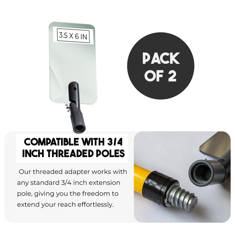 Extend A Vue - Flex Vue Inspection Mirror with Threaded