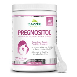 Zazzee Pregnositol Equilibrio Hormonal Y Fertilidad 392g