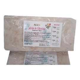 1 Kg Jabón De Glicerina Romero Con Extracto De Aloe Vera