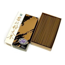 家庭用線香 家伝 好文木 短寸 徳用大型箱(箱寸法15×9.5×4cm)◆秘伝の崇高な香りのお線香(梅栄堂)