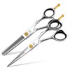 Fenice Totem Professional Hair Scissors, Sharp Precision Cutting, No-Pull Design,