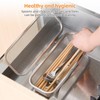 WHDQPX Dishwasher Basket, Stainless Steel Dishwasher Silverware Basket, Replacement Utensil