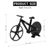 Bicycle Pizza Cutter - Funny Pizza Cutter Wheel with Stand,