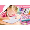 GINMLYDA Secret Diary for Girls with Lock, 7 x 5.25