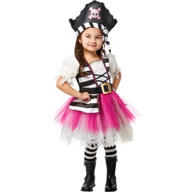 Rubies Child's Little Pirate Girl Toddler Costume Dress and Hat, 2T