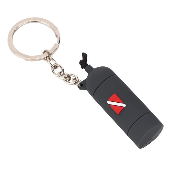 Keenso Dive Theme Key Ring, 1 x Mini PVC Scuba