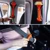 JurciCat Pack of 4 Emergency Hammer, Car Emergency Hammer with