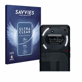 Savvies Pack of 6 Screen Protectors for Nothing Phone (3a) (Camera Protection Only) Screen Protector Film Ultra Transparent