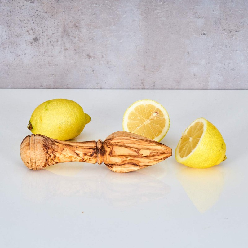 Lemon Squeezer Approx. 15 cm Olive Wood Citrus Juicer Hand