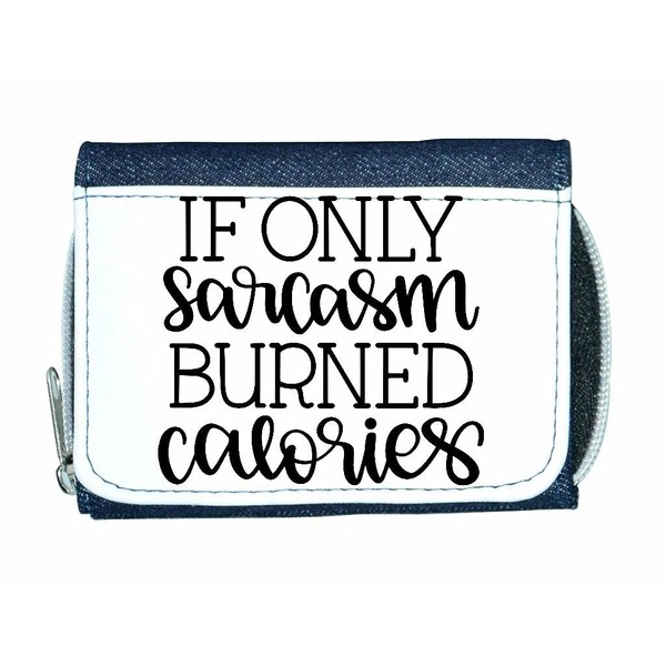 If only Sarcasm Burned Calories Funny Statement [FB21] Ladies Purse