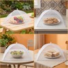 3 Mesh Food Covers Pop Up, Reusable 12 Inch Collapsible