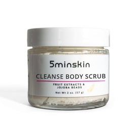 5 Min Skin Exfoliante Corporal 5Minskin Con Extractos De Frutas Y Perlas De Jojoba Baño Nutritivo Exfoliante Corporal Suavizante Hidratante Y...      