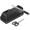 WILAWELS Electric Knife Sharpener, 5-in-1, 3 Rotational Speed Adjustable Electric