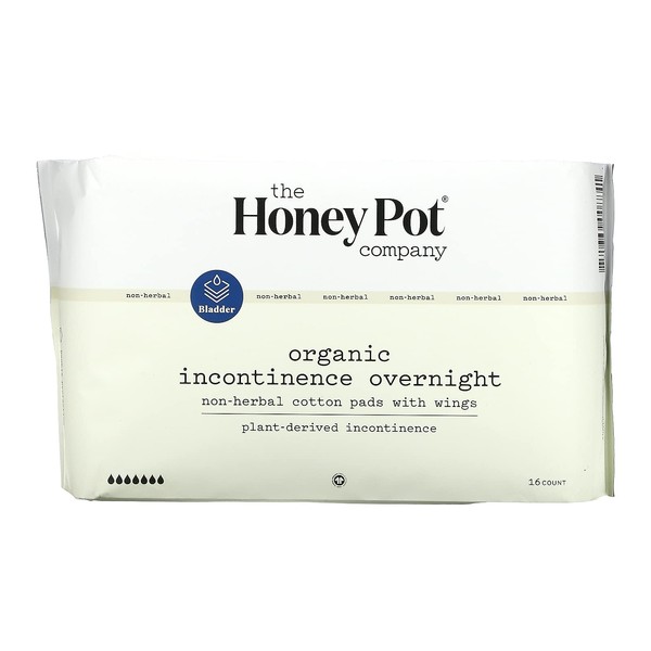 Organic Cotton Cover Non-Herbal Incontinence Overnight Pads with Wings