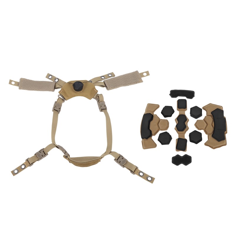 Helmet Liner System Internal Sponge Pad Adjustable Helmet Dial Suspension