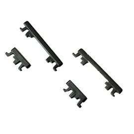 2X Power Volume On Off Button Key Side Button Replacement Part for Motorola Moto G Play 2021 XT2093 (Gray)