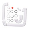 VIOKS Pipe Odour Trap 1 1/2 Inch Space-Saving Siphon with